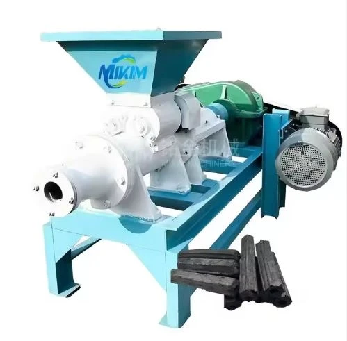 Screw Press Biomass Sawdust Wood Charcoal Coal Briquette Making Machine Price high quality